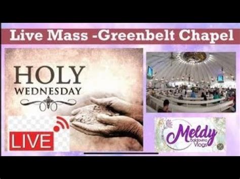 Live Mass At Greenbelt Chapel Officiated by our Chaplain Fr..